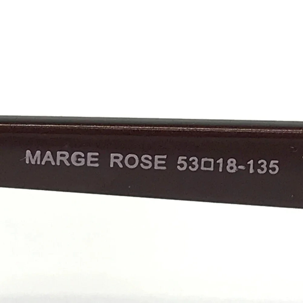 Affordable Designs Eyeglasses Frames MARGE ROSE Brown Pink Cat Eye 53-18-135